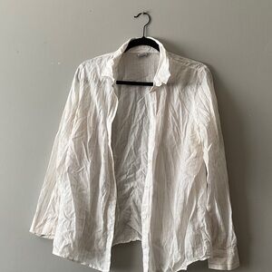 Old Navy Maternity Lightweight White Long Sleeve shirt